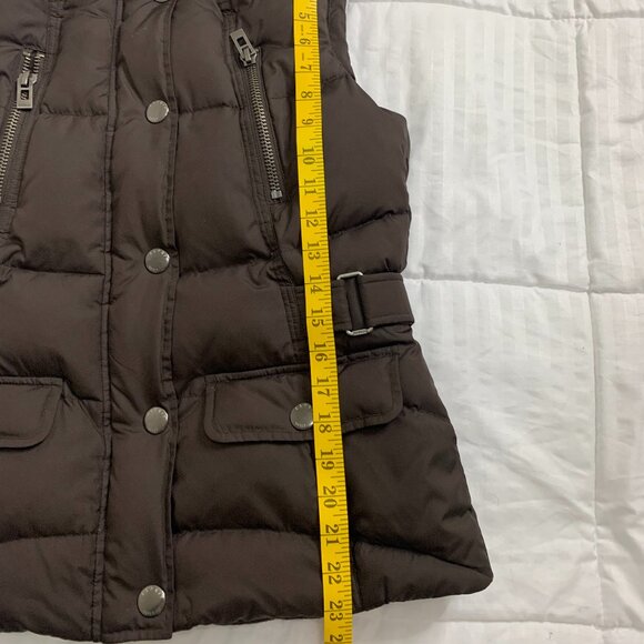 Esprit Women’s Brown Puffer Vest – Size 8 - Picture 11 of 15